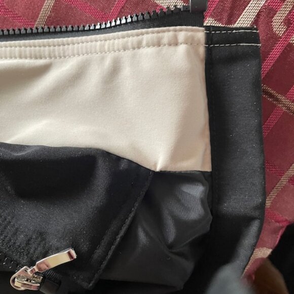 Liz Claiborne  Women’s Classic Hooded Outerwear Jacket  - Black/Tan  - Nw- Sze L - Picture 13 of 16